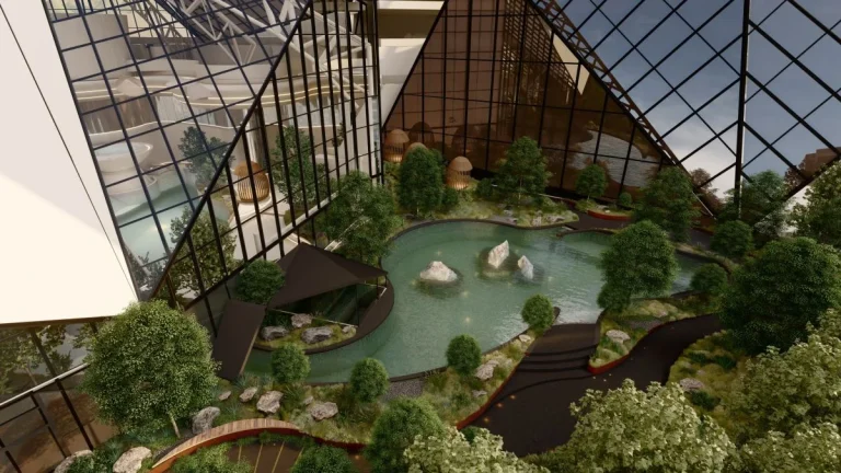 La remodelación de la laguna exterior marca un nuevo paso en el proyecto de transformación de Caldea