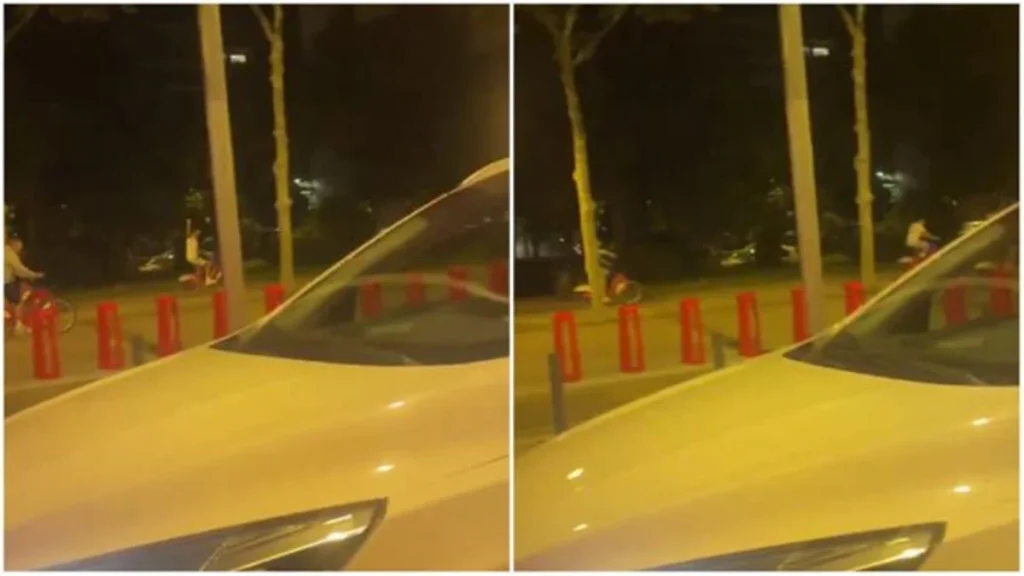 Dani Olmo se lleva de excursión nocturna ¡en bici! por el centro de Barcelona a varios compañeros Fuente: @BlxckNews