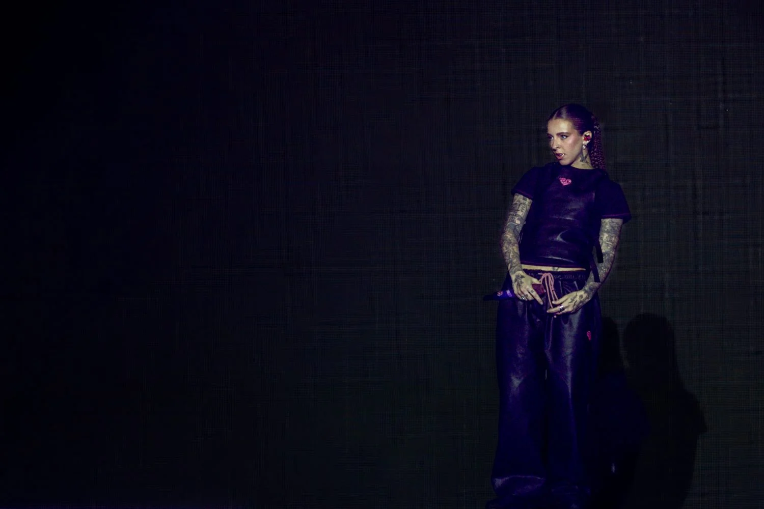 Young Miko en el Movistar Arena. Fuente: Agencias Young Miko en el Movistar Arena. Fuente: Agencias