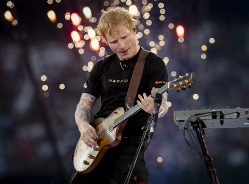 EuropaPress_6762737_cantante_ed_sheeran_concierto_riyadh_air_metropolitano_30_mayo_2025_madrid (1) Ed Sheeran en el Metropolitano. Fuente: Agencias