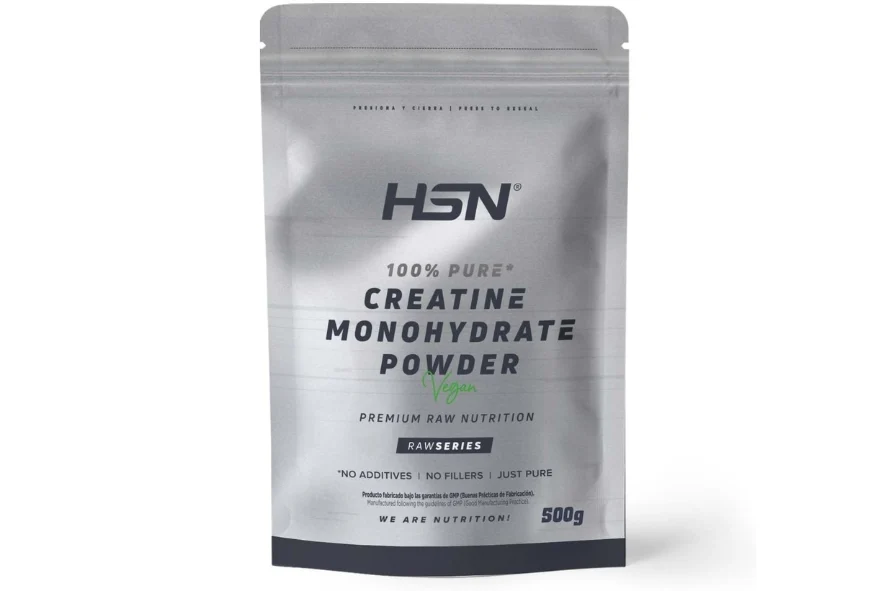 HSN creatina monohidrato en polvo sin sabor 500 g 1