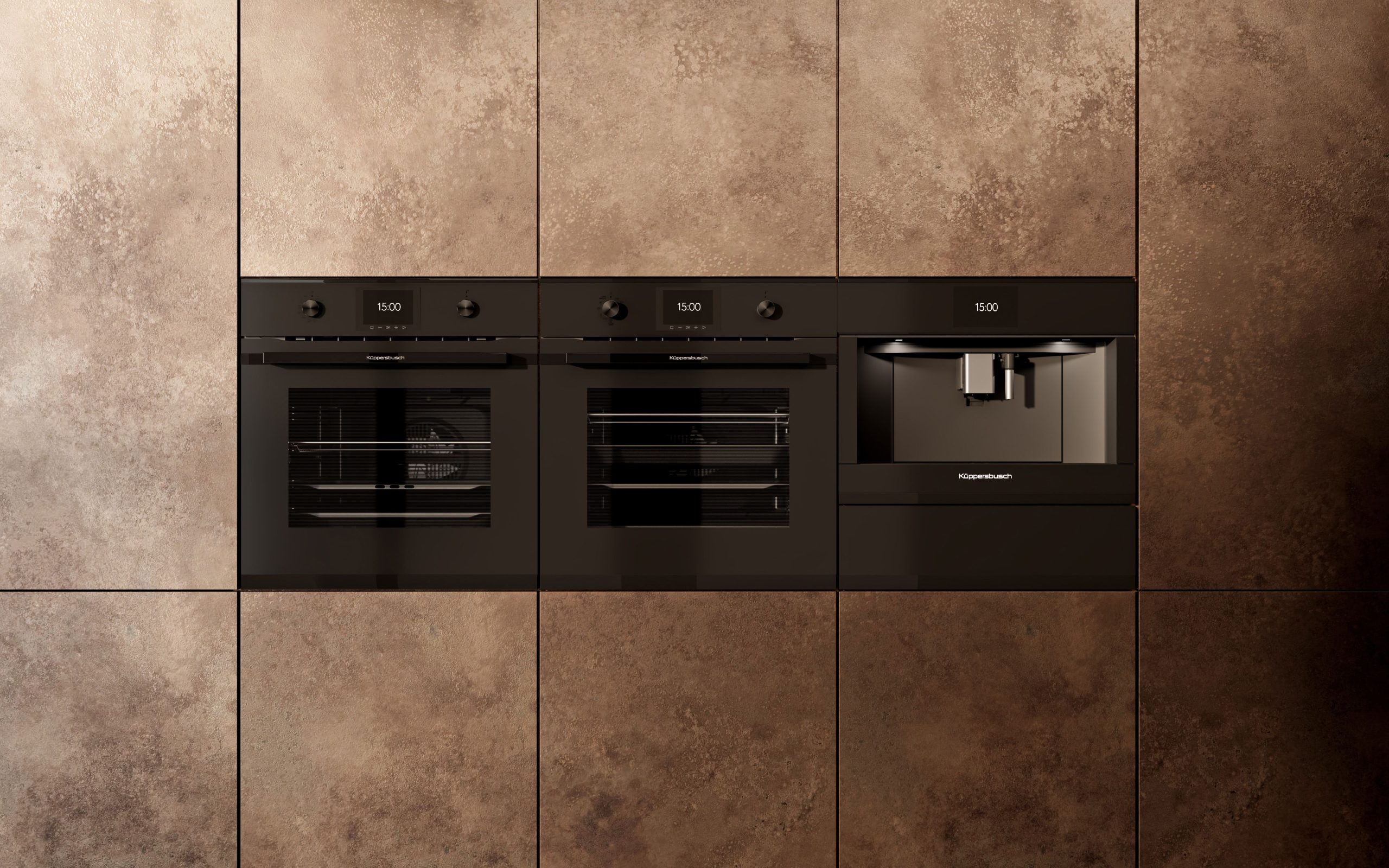 Küppersbusch se presenta a los Premios Casa Decor con su horno especial para pizzas de tecnología avanzada 1 Horno pirolitico con funcion especial para pizza de la serie MattBlack de Kuppersbusch candidato a los Premios Casa Decor 2025 scaled