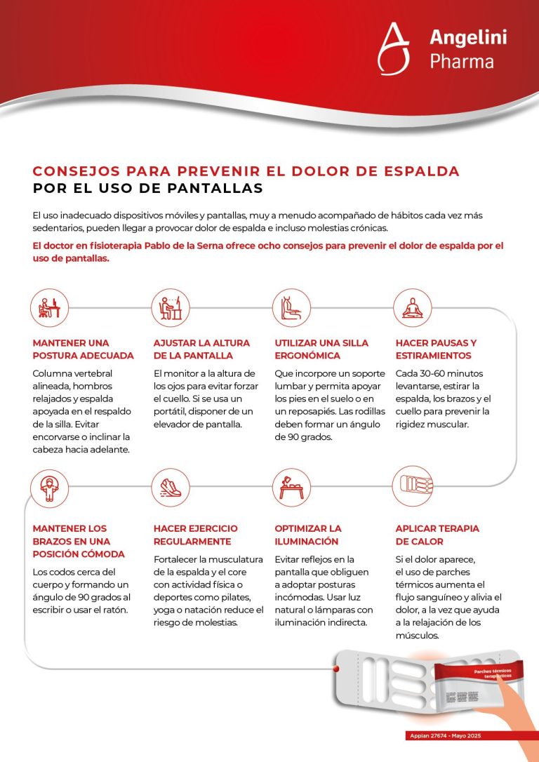 Consejos para prevenir el dolor de espalda por el uso de pantallas, según Pablo de la Serna
