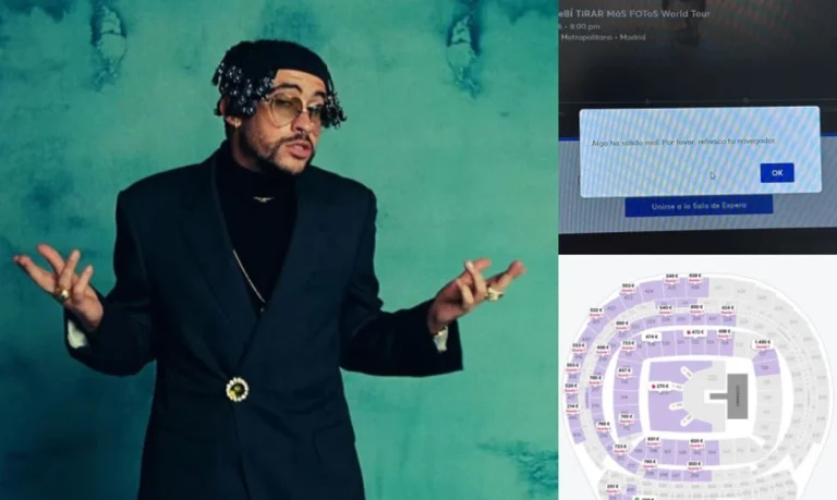 Bad Bunny colapsa Ticketmaster y Live Nation con la reventa alcanzando 2.000 euros