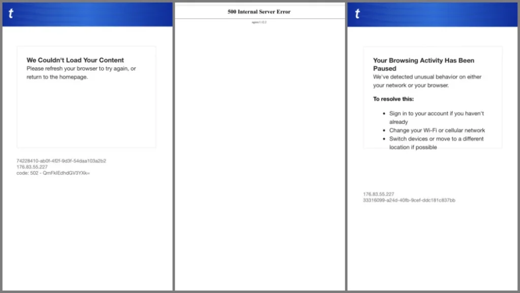 Distintos errores al intentar comprar entradas para Bad Bunny a través del móvil