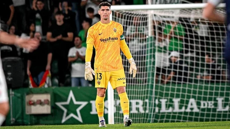 Matías Dituro portero del Elche Fuente: Europa Press