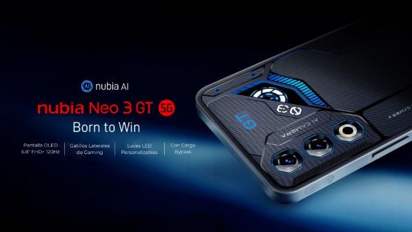 ZTE lanza en España el nubia Neo 3 GT, un smartphone gaming con gatillos pensado para los más ‘jugones’