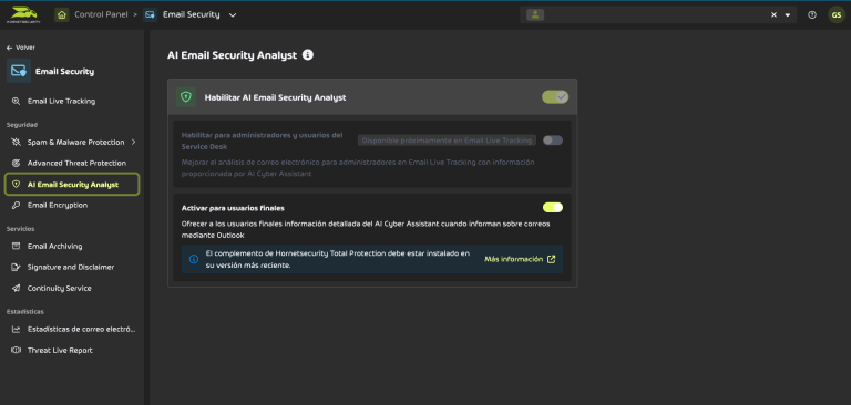 Hornetsecurity presenta su nueva solución de ciberseguridad AI Cyber Assistant