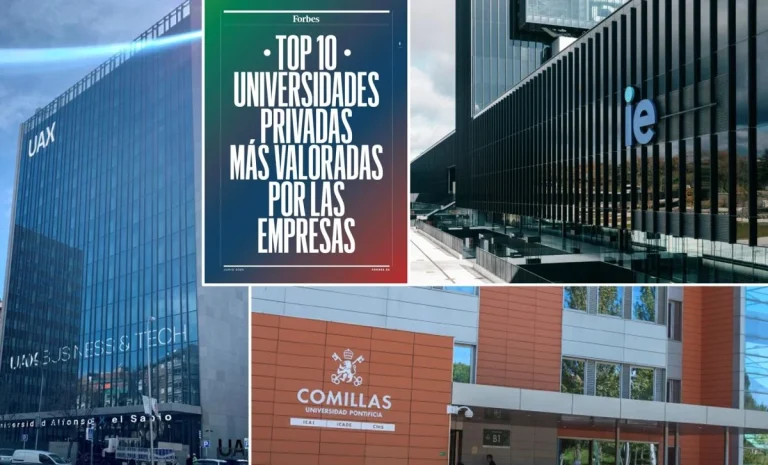 IE University, la Universidad Alfonso X el Sabio y la Pontificia de Comillas son las universidades privadas más valoradas por las empresas, según Forbes