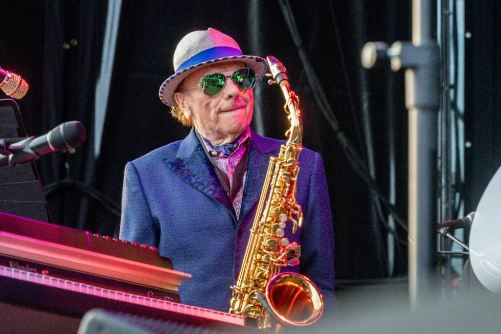 Van Morrison durante su actuación en las 'Noches del Botánico' (Fuente: Agencias)