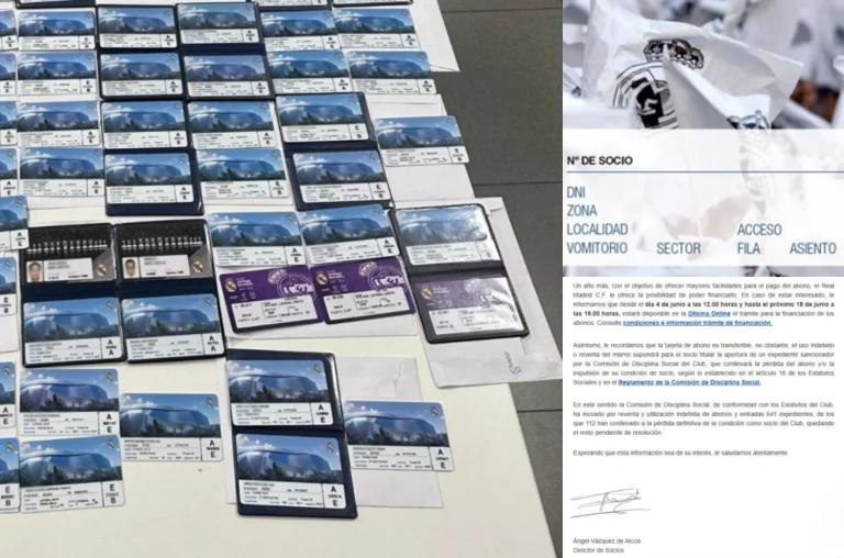 El Real Madrid atemoriza a socios que prestan su abono pese a que es transferible: «Me insinuó que los vendía»