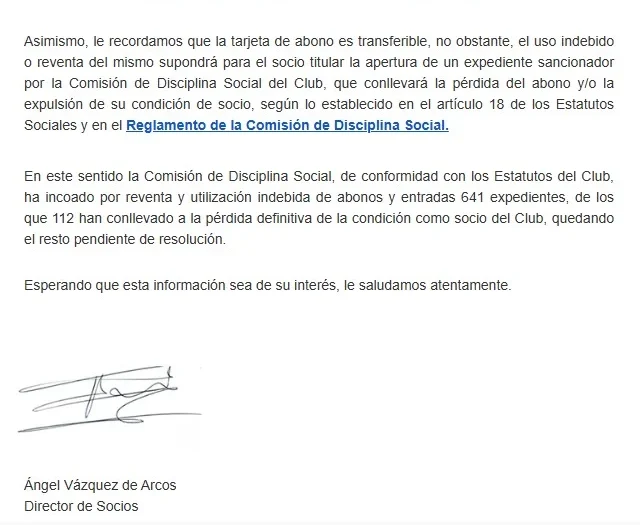 correo real madrid socios abonos