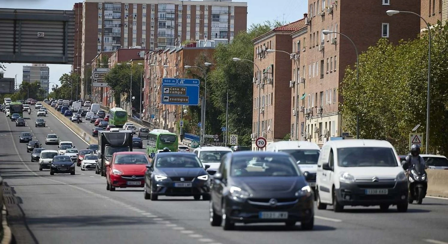 cortes trafico madrid Cada vez más cortes de tráfico en Madrid los fines de semana