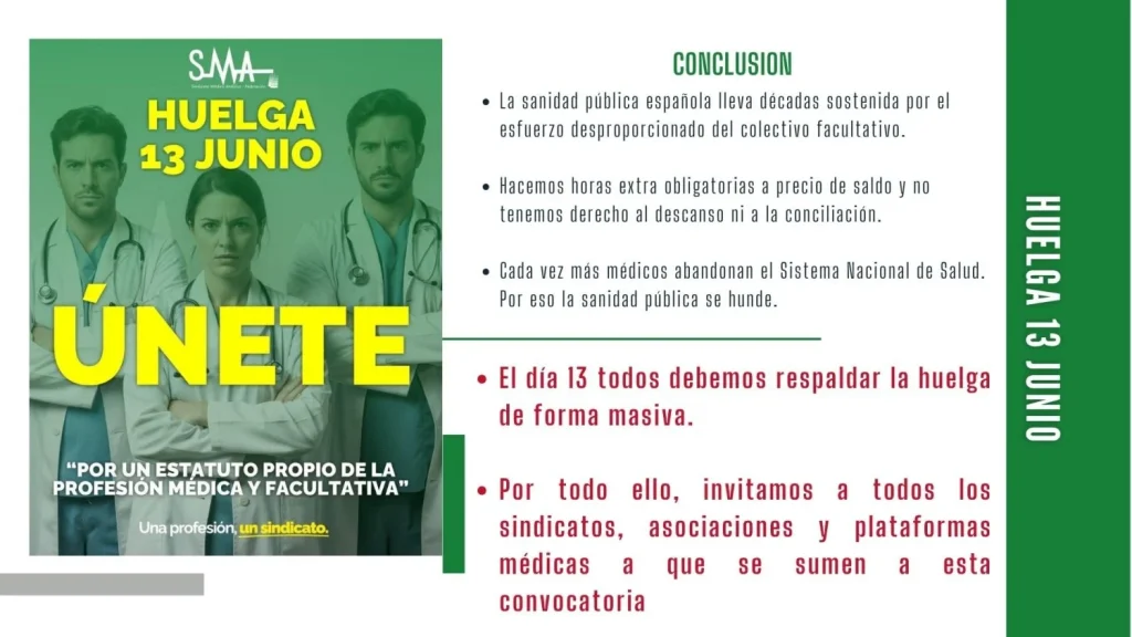 Parte de la Guía de Huelga del Sindicato Médico Andaluz