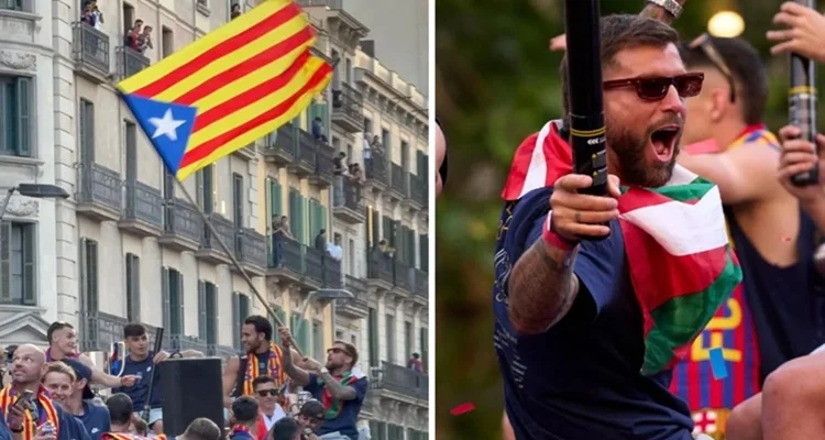 iñigo martinez bandera independentista luis de la fuente Fuente: Redes Sociales