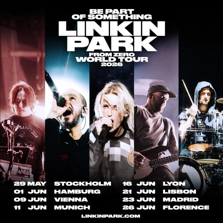 Linkin Park arrasa en Santiago de Compostela con un concierto histórico para 40.000 personas