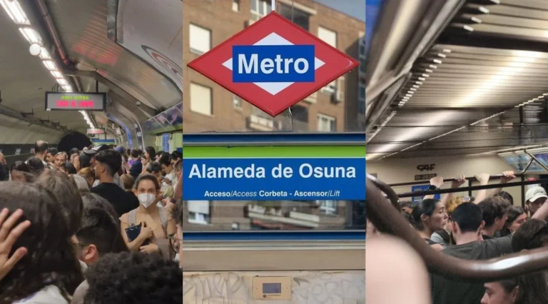 El 'inhumano' estado de la línea 5 del Metro de Madrid: «Apenas se puede respirar»