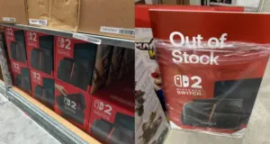 Consolas Nintendo Switch 2 almacenadas