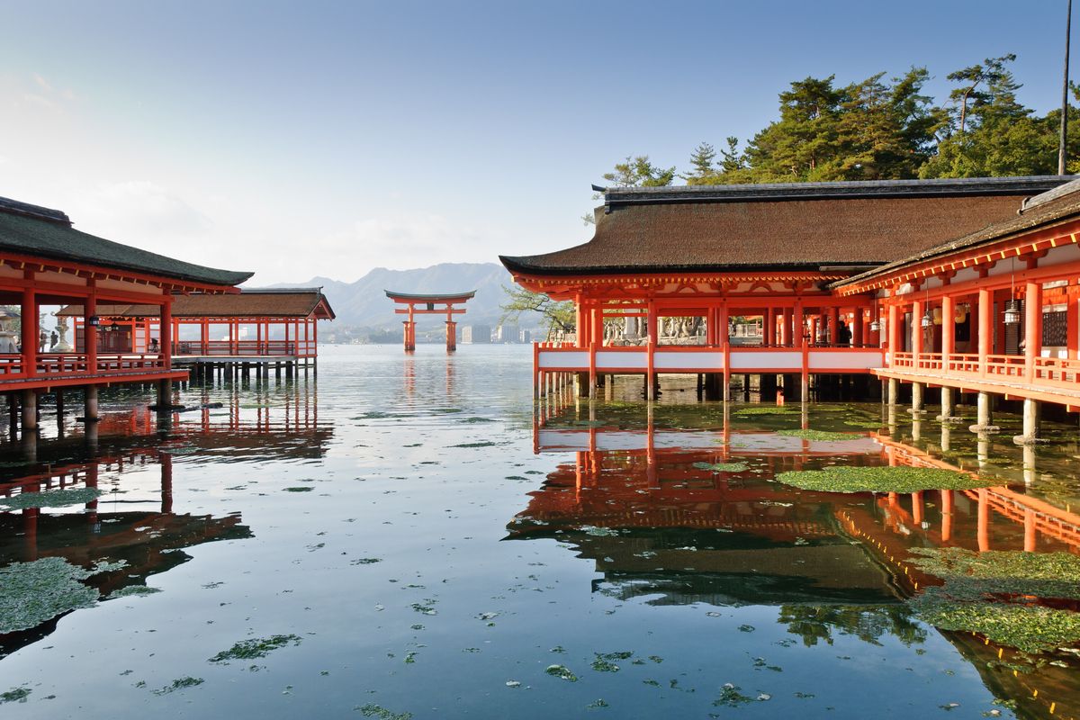 DEST JAPAN HIROSHIMA Hatsukaichi Itsukushima Shrine shutterstock portfolio 152186456 Universal Within usage period 55057