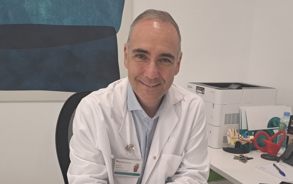 Dr. Martin Sanz especialistsa Otorrinolaringologia del Hospital Quironsalud Toledo