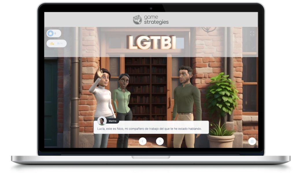 Los videojuegos y la gamificación, herramientas para sensibilizar sobre derechos LGTBI en pleno Orgullo 2025 2 Game Strategies Juego Formativo LGTBI 2
