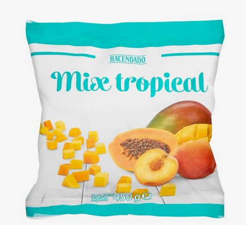 El éxito congelado del verano: papaya, mango y melocotón