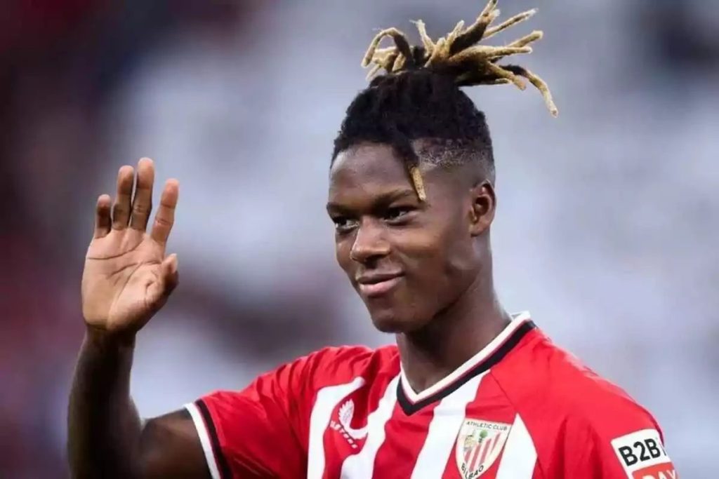 Nico Williams cumple su sueño de jugar en la Champions con el Athletic 1 Nico Williams Champions Athletic Fuente: Cordon Press