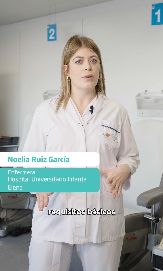 Donar sangre, un gesto sencillo que se pone en riesgo en verano 33 Noelia Ruiz Garcia enfermera del Hospital Universitario Infanta Elena