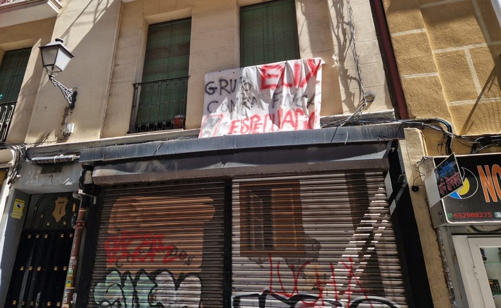 Protestas de los vecinos de Tribulete 7 (Madrid)