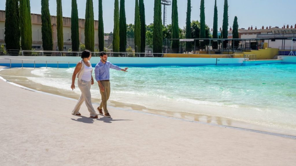 Una de las piscinas municipales de Torrejón de Ardoz (Madrid)