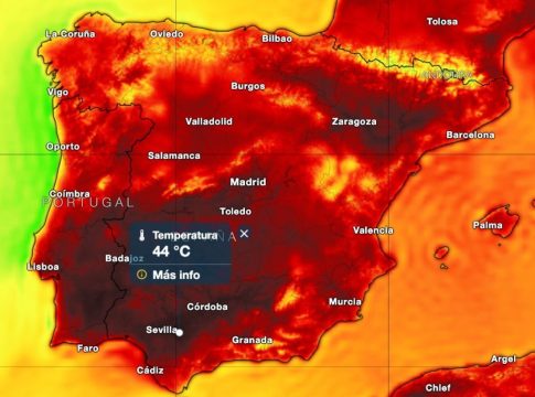 mapa meteorologos ola de calor verano Un ejemplo de uno de los mapas de la discordia que generan críticas a los meteorólogos