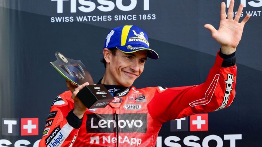 Marc Márquez reabre el debate con Rossi Fuente: AFP