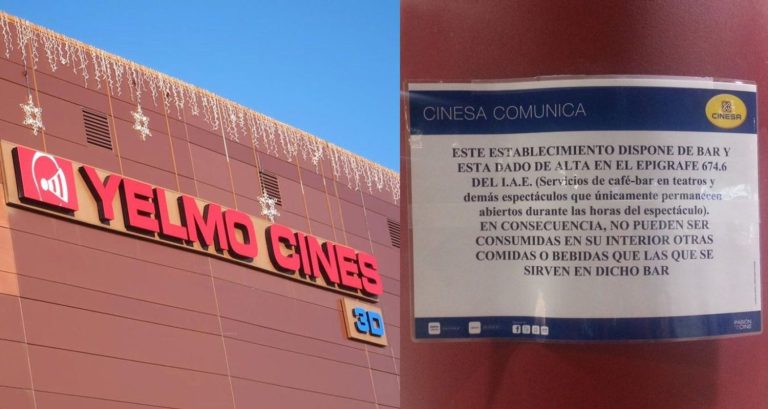 Las prácticas abusivas de Cinesa y Yelmo Cines ya tienen consecuencias: «No dejaron pasar a mi hija con una piruleta»