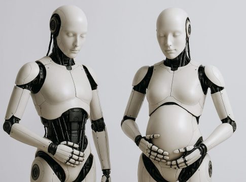 El primer robot humanoide del mundo capaz de procrear un bebé humano | Fuente: Copilot El primer robot humanoide del mundo capaz de procrear un bebé humano