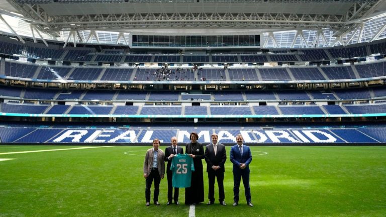 Las obras en el Santiago Bernabéu para acoger a las estrellas de la NFL