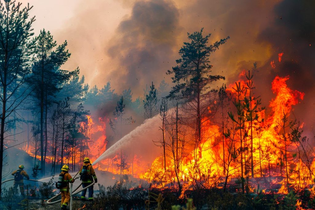 LAS TORMENTAS SECAS CONTRIBUYEN A LOS INCENDIOS FORESTALES