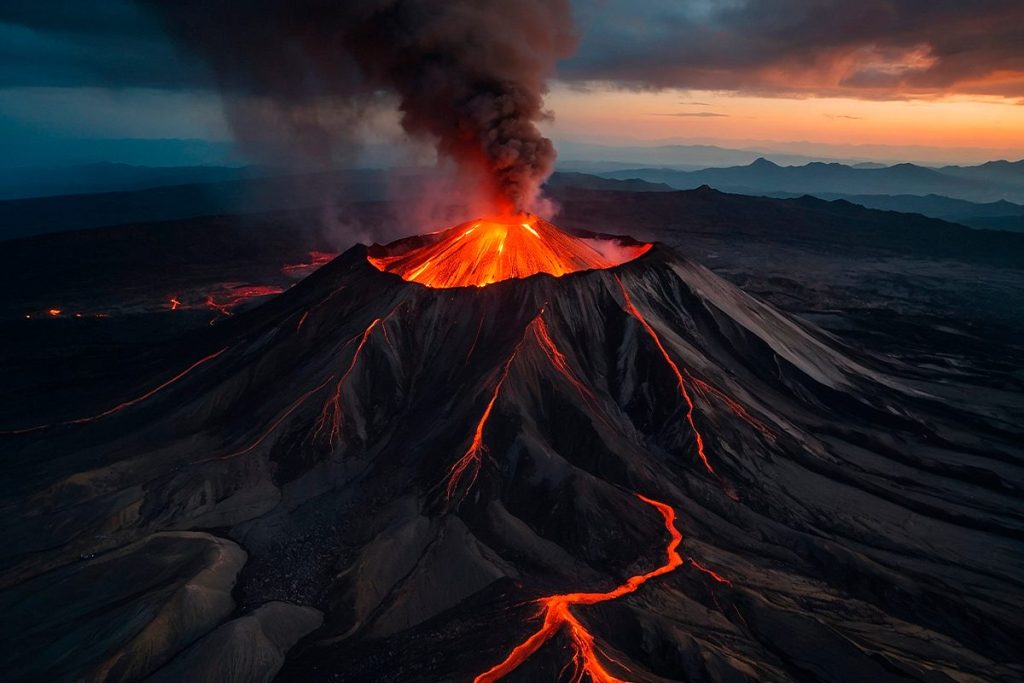El terremoto de Kamchatka despierta un volcán dormido desde hace seis siglos 104 PRIMERA ERUPCIÓN DEL VOLCÁN EN LA HISTORIA DE LA INVESTIGACIÓN