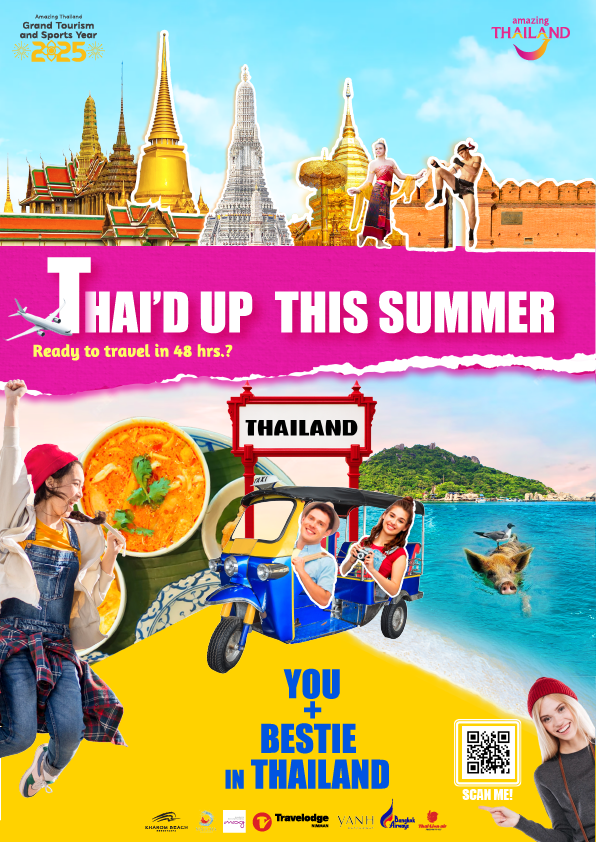TAT lanza la campaña "Your Dream of Thailand Academy", bajo el llamativo lema Thai'd Up This Summer