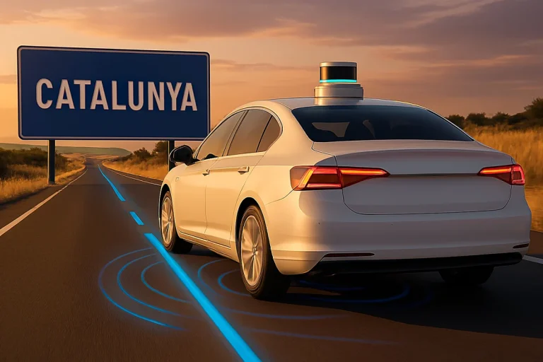 Es oficial: las carreteras de Cataluña estrenan tecnología para coches autónomos con inteligencia artificial