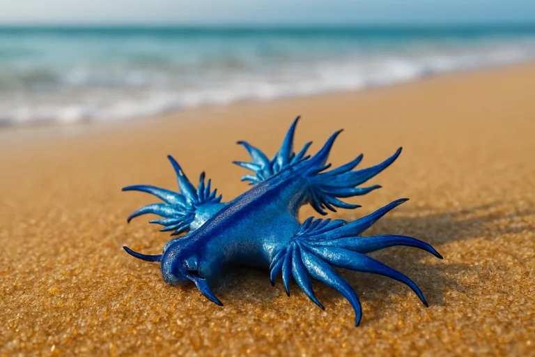 Científicos alertan: los dragones azules llegan a nuevas playas mediterráneas, ¿qué riesgos hay?