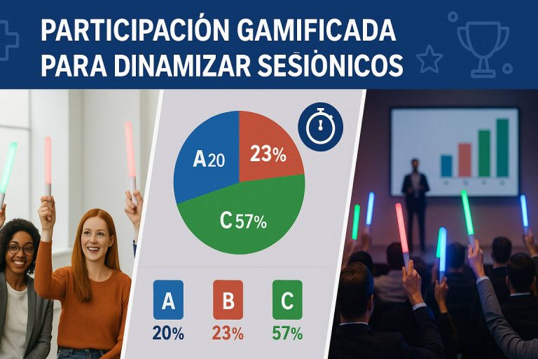 Palos de votación LED de Custom Vote destacan en congresos médicos por su dinamismo e impacto visual