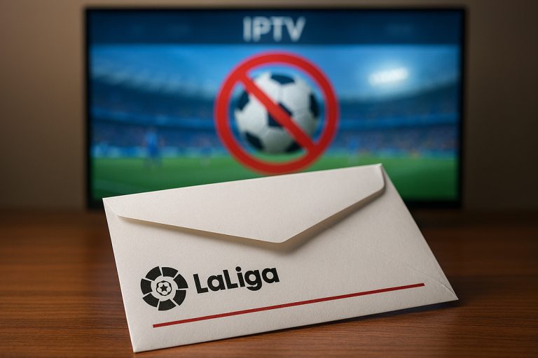 Las cartas que LaLiga envía para frenar IPTV ilegal: lo que debes saber para no ser multado