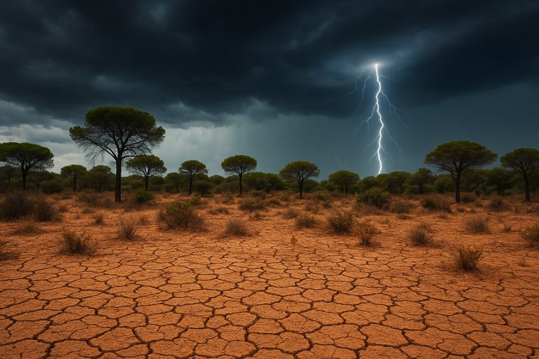 Así son las tormentas secas que están influyendo en los incendios forestales en España