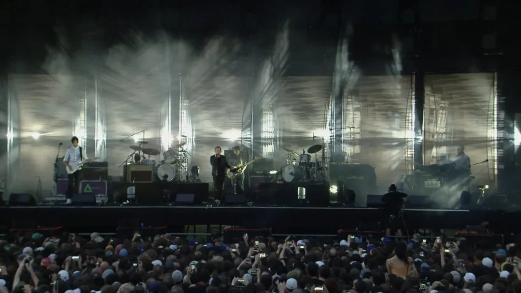 Radiohead en vivo. Imagen de la 'Libreria pública' de la banda