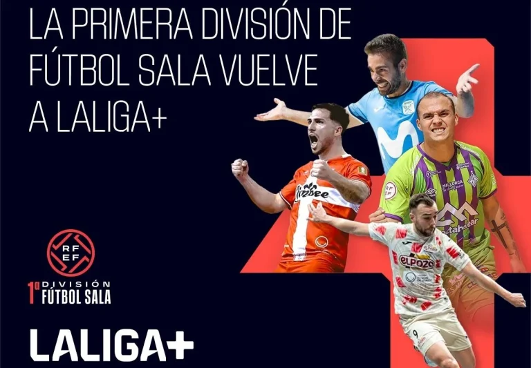 LALIGA+ retransmitirá en exclusiva toda la Primera División de Fútbol Sala 25/26