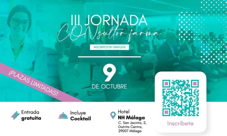 Málaga acogerá las III Jornadas Consultorfarma: innovación y estrategia para la farmacia del futuro