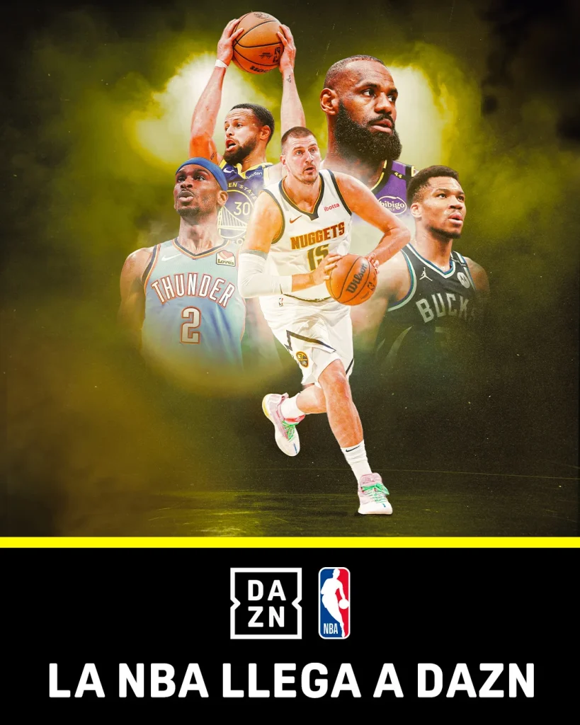 La NBA en España se podrá ver en DAZN