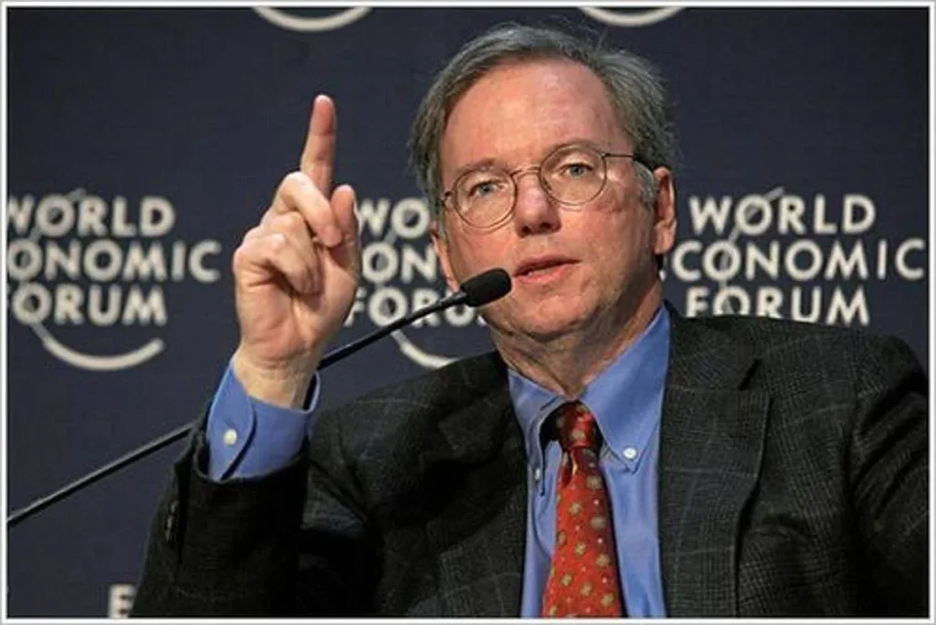 El aviso  de Eric Schmidt que ha puesto los pelos de punta