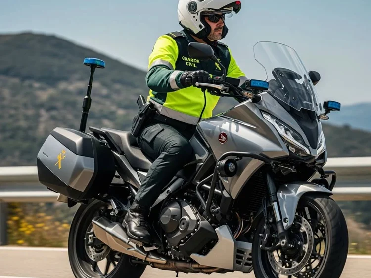 La Guardia Civil de Tráfico, contra sus nuevas motos y la DGT: "Los chalecos fallan" Fuente: Agencias