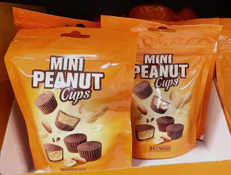 Mini Peanut Cups de Mercadona